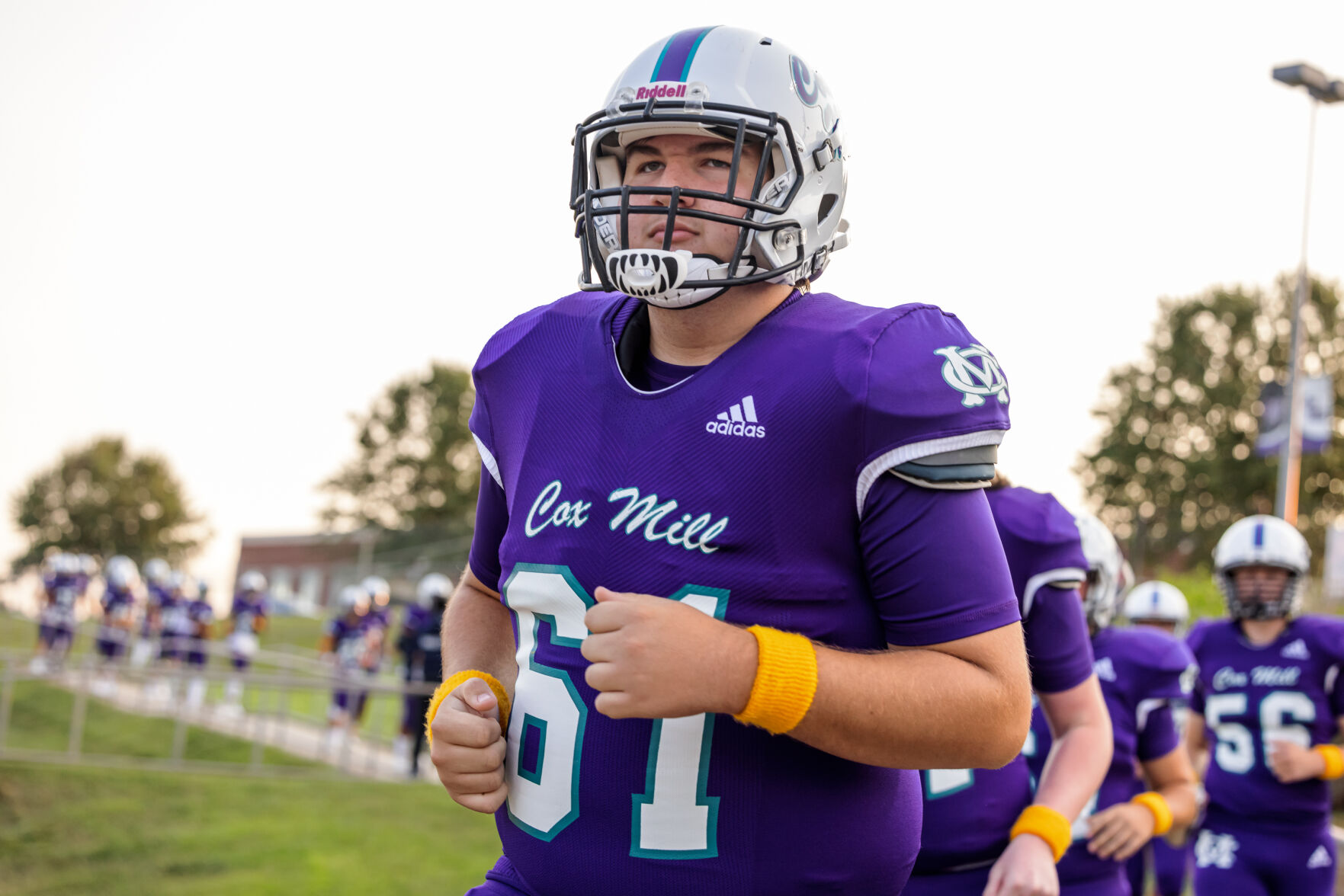 The Hough Huskey defeated the Cox Mill Chargers 48-7 on Friday night at Cox Mill High School.